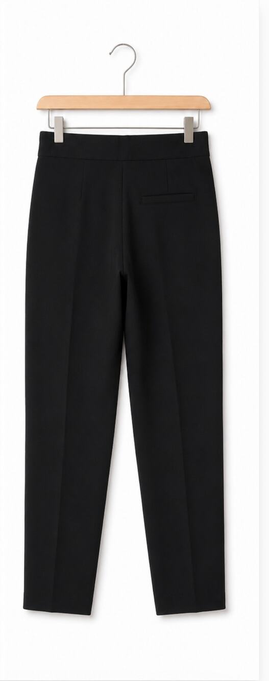 Emporio Armani Side Zip-Detail Slim-Leg Trousers Size 38